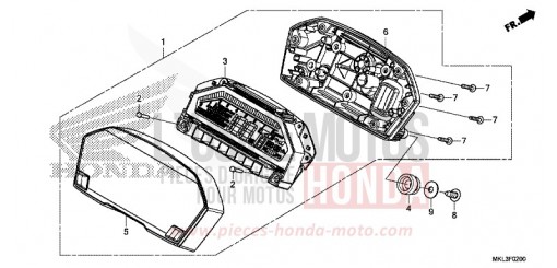 COMPTEUR NC750XDK de 2019